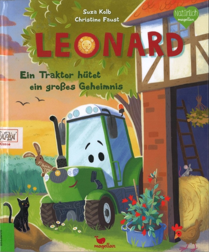 Foto: Buchcover "Leonard - Ein Traktor hütet ein Geheimnis"