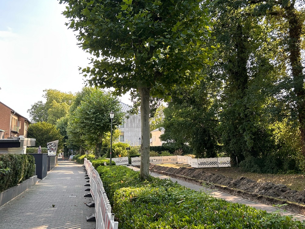 Foto: Ostwall mit Bauarbeiten