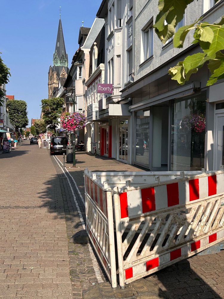 Foto: Blick in die Fußgängerzone