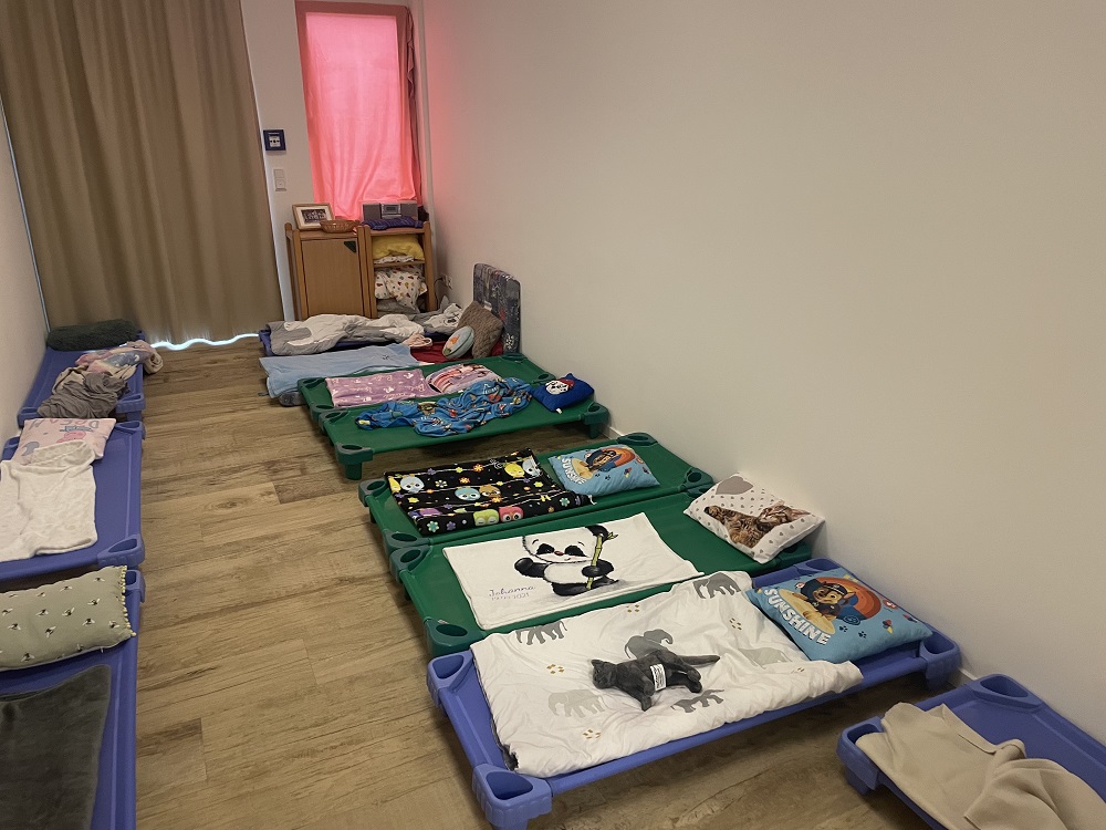 Schlafraum der Flamingos