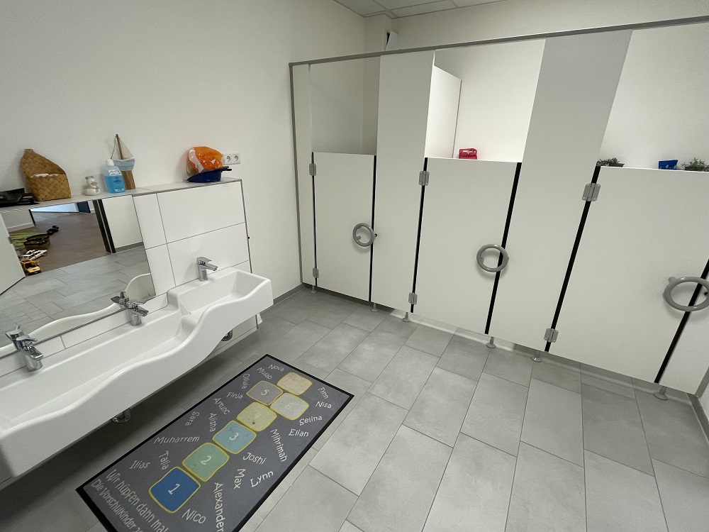 Waschraum der Leoparden