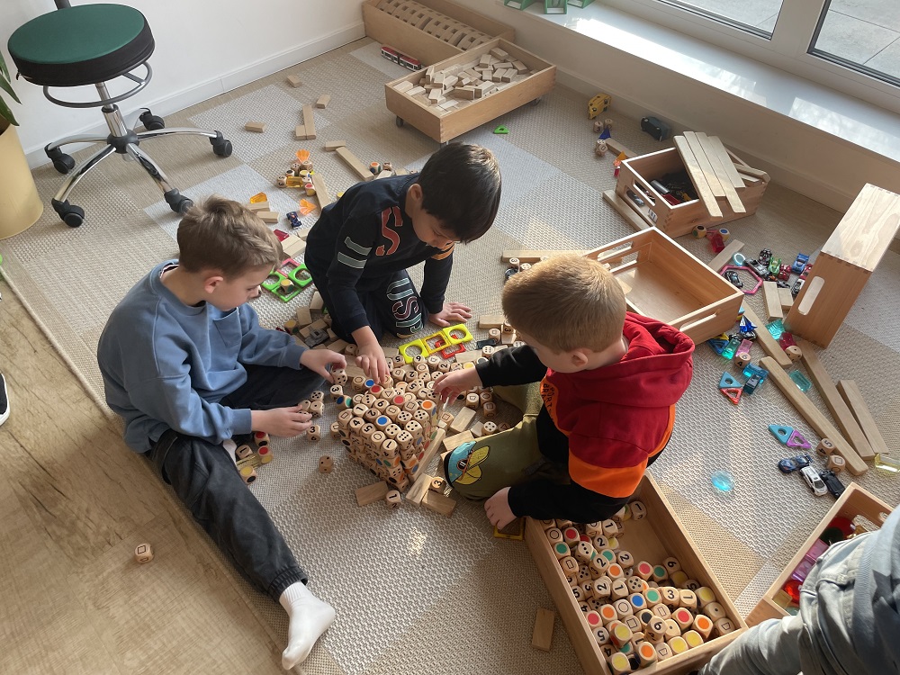 Bauteppich der Leoparden