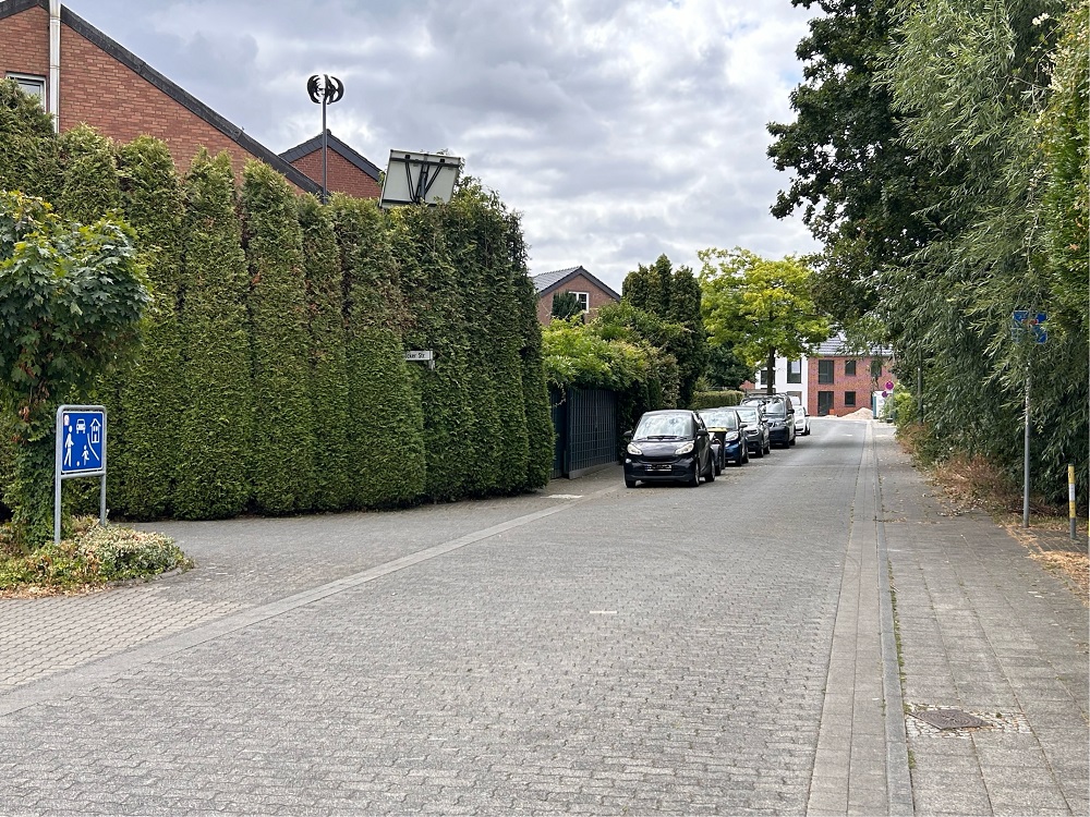 Foto: Blick in die Straße Huntumerskamp