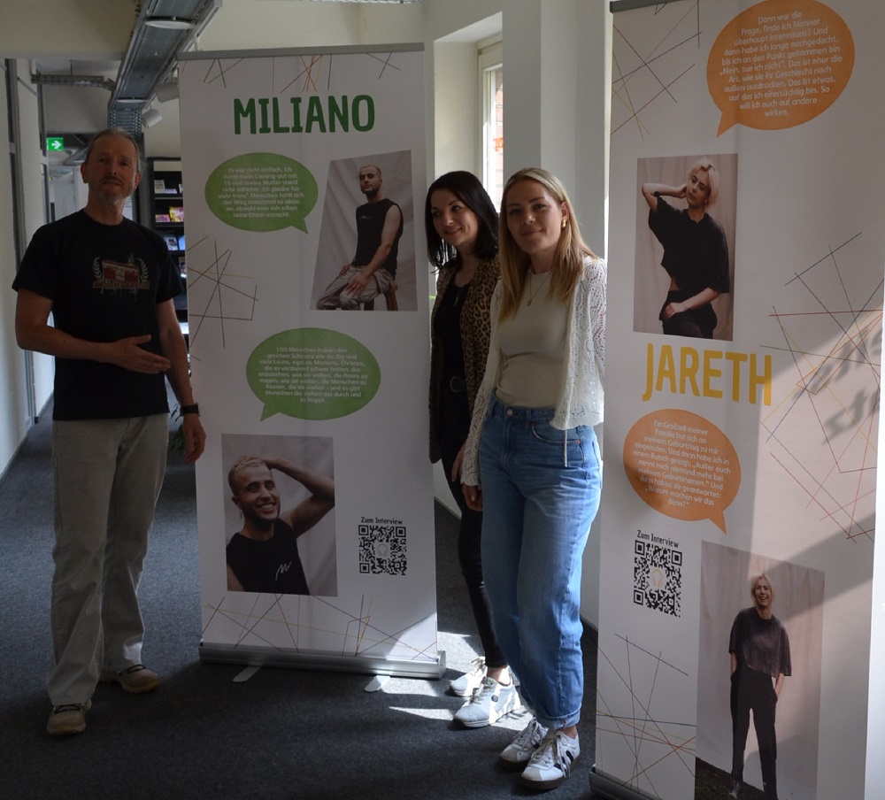 Foto: Theo Heming (BZ Schuhfabrik), Oxana Peters (Stadt Ahlen, VHS), Lara Holz (AWO)