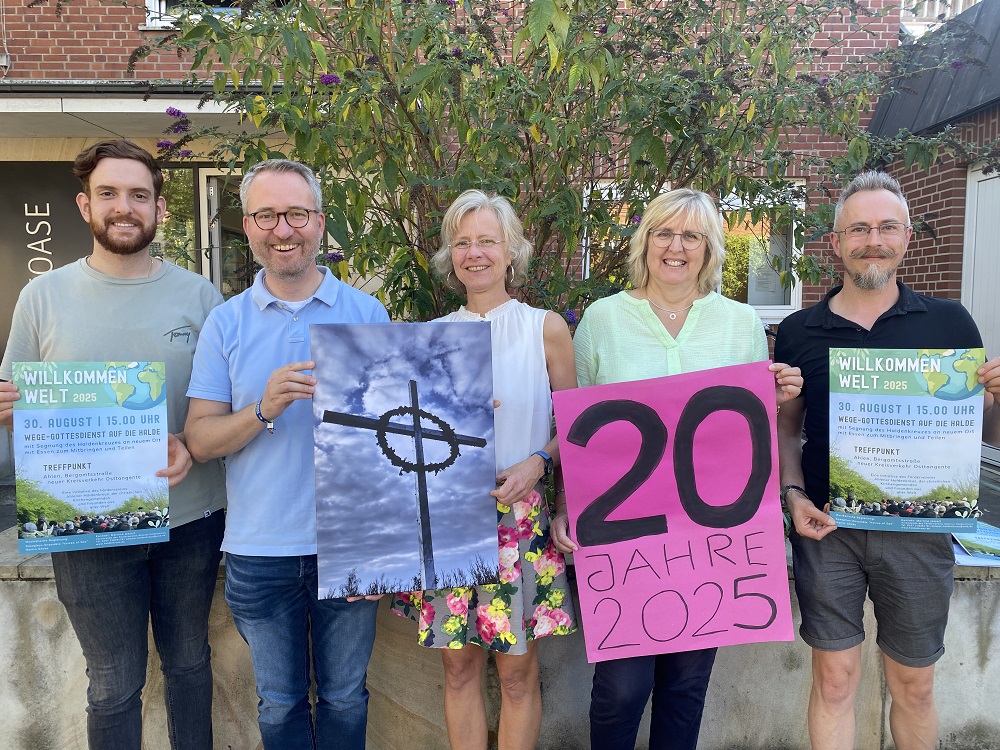 Foto: Gruppenbild Wege-Gottesdienst am 30. August