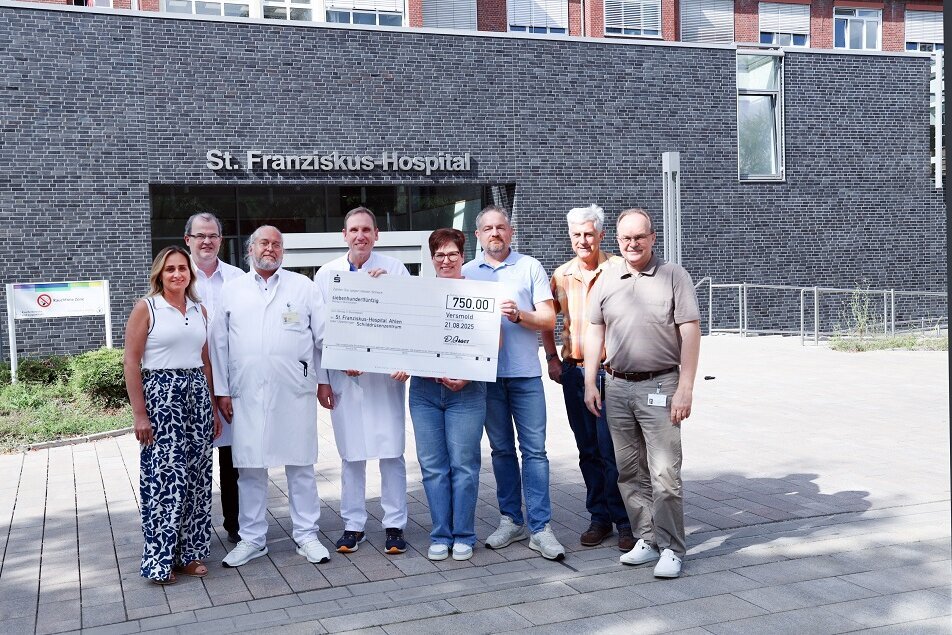 Spendenaktion bringt 750 Euro für das Schilddrüsenzentrum