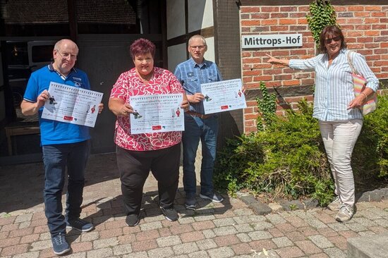 Foto: Ankündigung der Sommerabendparty
