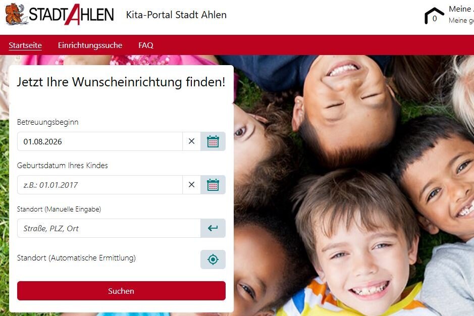 Anmeldungen für das Kindergartenjahr 2026 / 2027