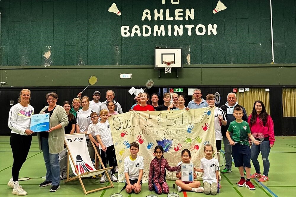 TG Ahlen erhält Aufnahme in Qualitätsbündnis „Schutz vor Gewalt“