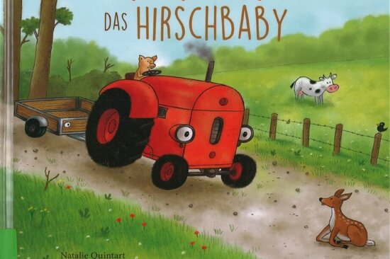 Foto: Buchcover "Der kleine Traktor und das Hirschbaby"