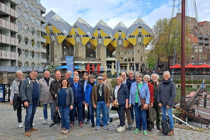 Mit vielen Eindrücken aus Rotterdam zurück