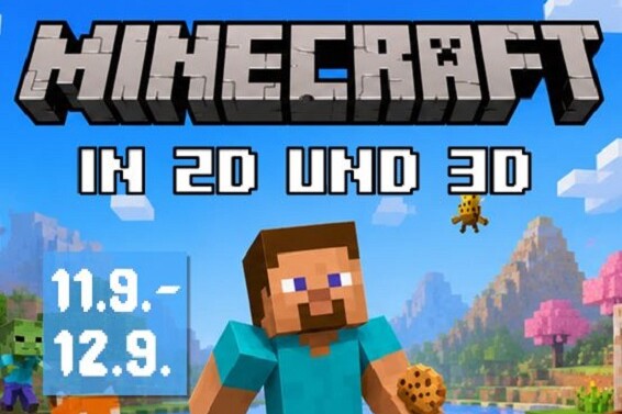 Minecraft in 3D und 2D – Workshop im JuK-Haus