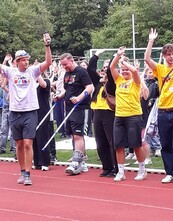Foto: Rapper Slyser in der Menge