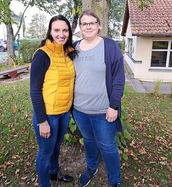 Foto: Leitungsteam: Nadine Winkler (r.) und Sabine Anton