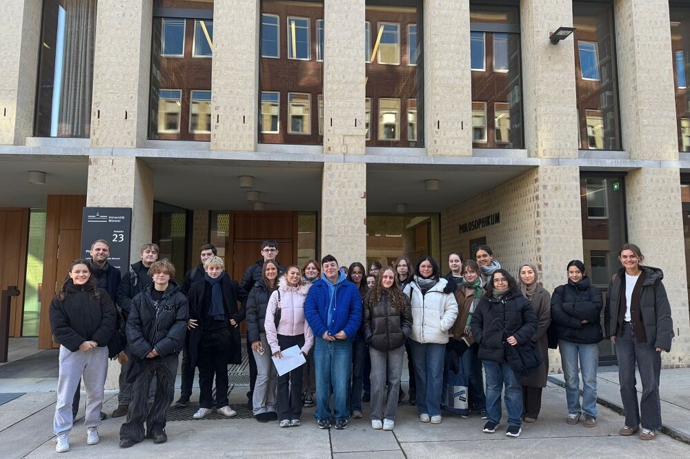 Welttag der Philosophie – Exkursion der Oberstufenkurse des Städtischen Gymnasiums Ahlen nach Münster