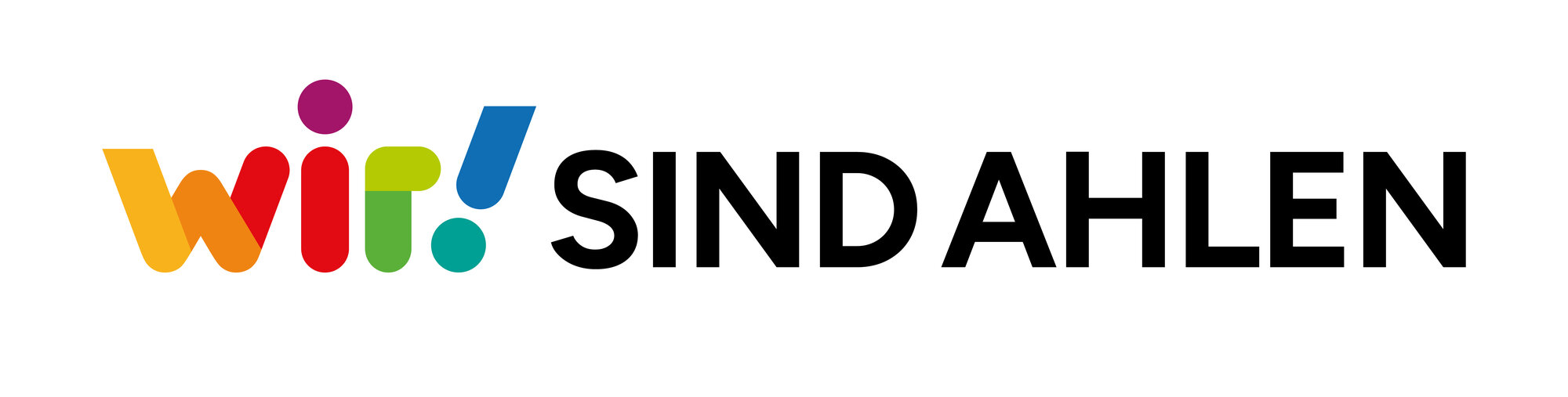 Foto: Logo WIR! sind Ahlen - Schriftzug