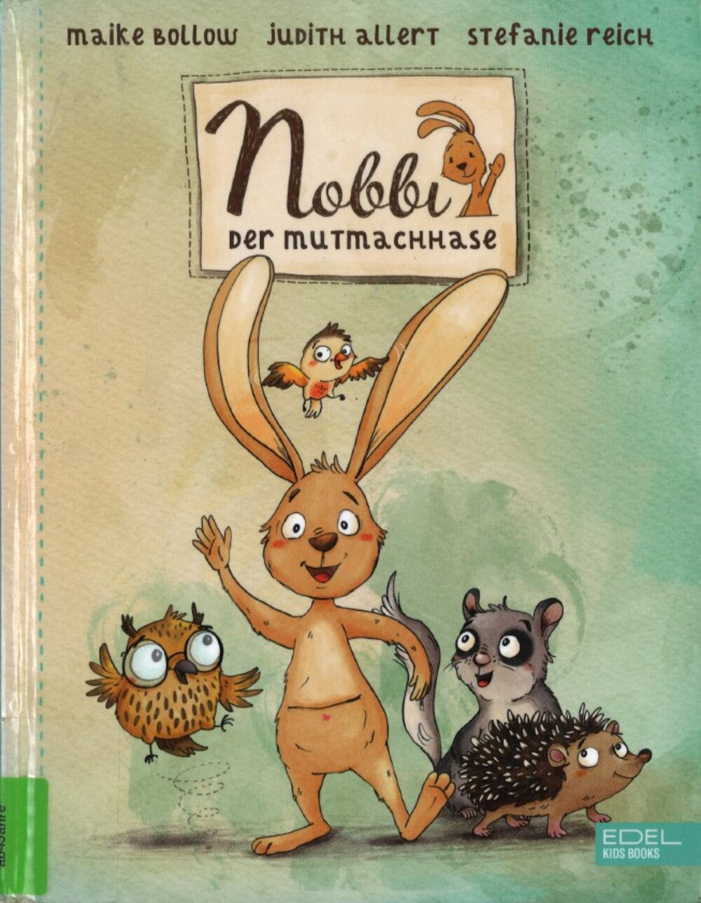 Foto: Buchcover "Nobbi der Mutmachhase"