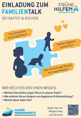 Foto: Flugblatt "Einladung zum Familien-Talk"