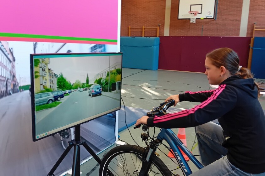 Schulaktion für Verkehrssicherheit an der Fritz-Winter-Gesamtschule 