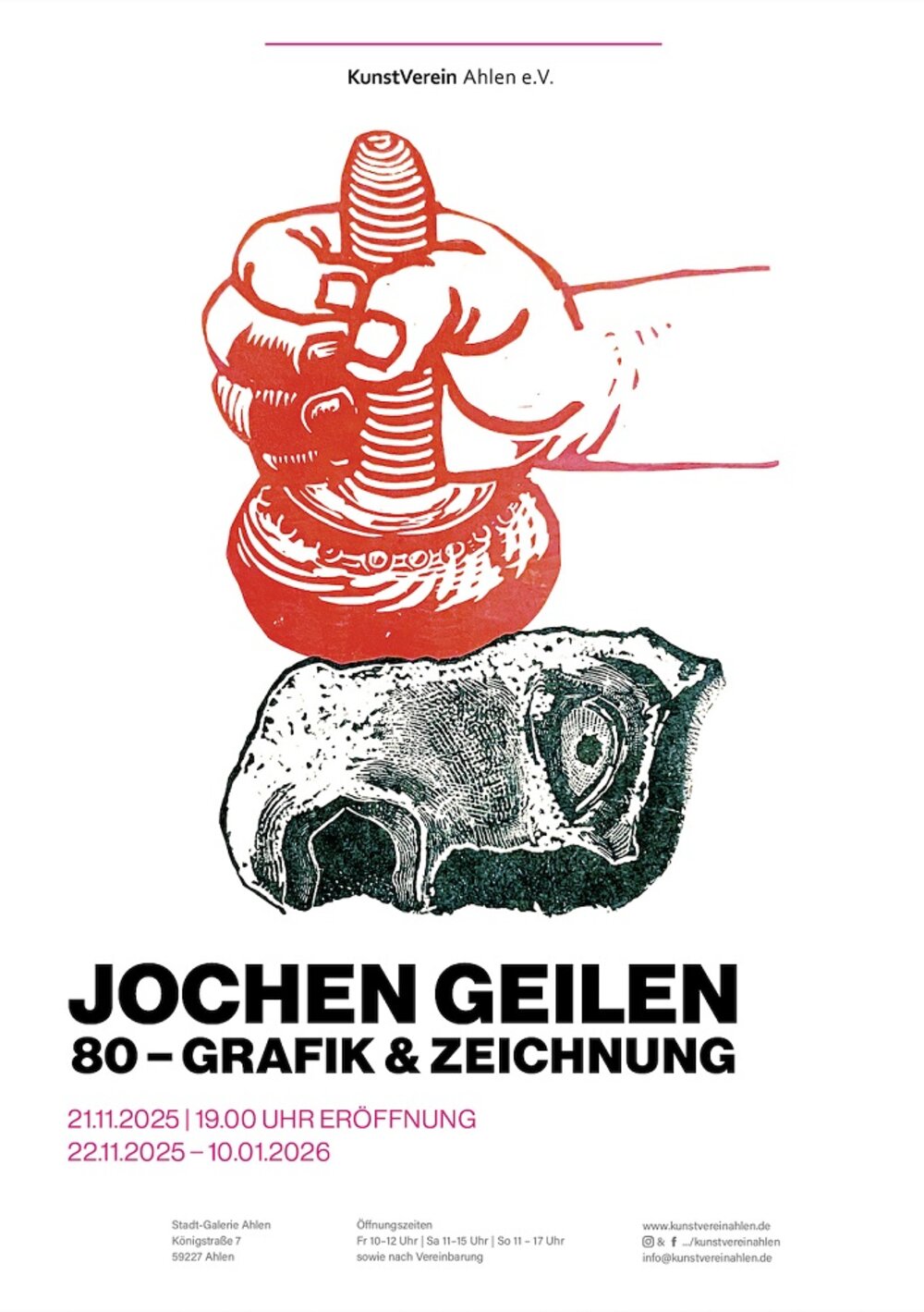 Foto: Ausstellungsplakat Jochen Geilen