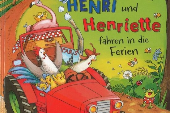 Foto: Buchcover "Henri und Henriette fahren in die Ferien