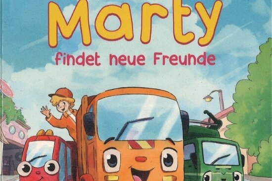 Foto: Buchcover "Müllauto Marty"