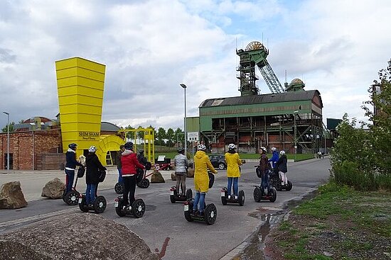 Foto: Mit dem Segway „Rund um die Zeche Westfalen“