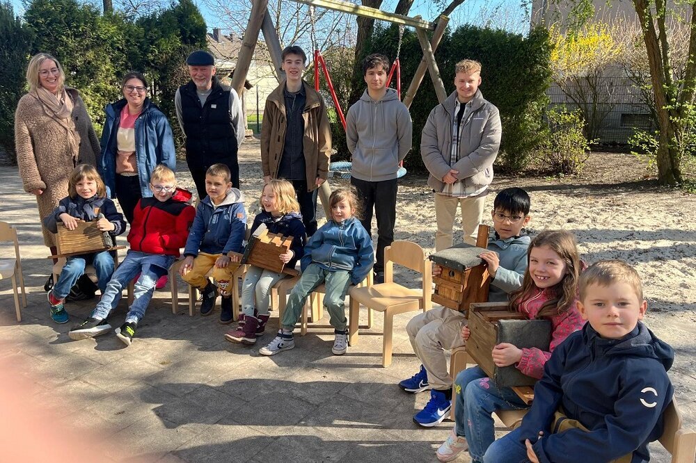 Babymeisen ziehen in städtische Kindertagesstätten ein