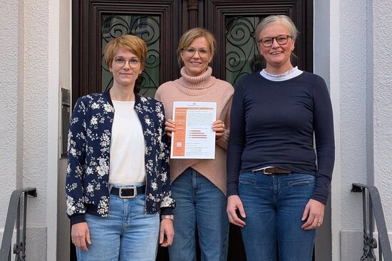 Das Team von donum vitae (v.l.): Sonja Rosenhövel (Leitung), Susanne Korbanka, Eva Levejohann