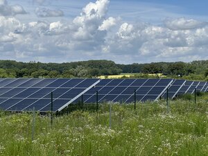 Foto: Photovoltaikanlage im Grünen